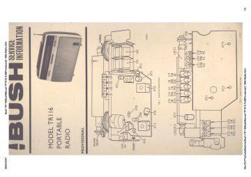 Bush TR116 schematic circuit diagram